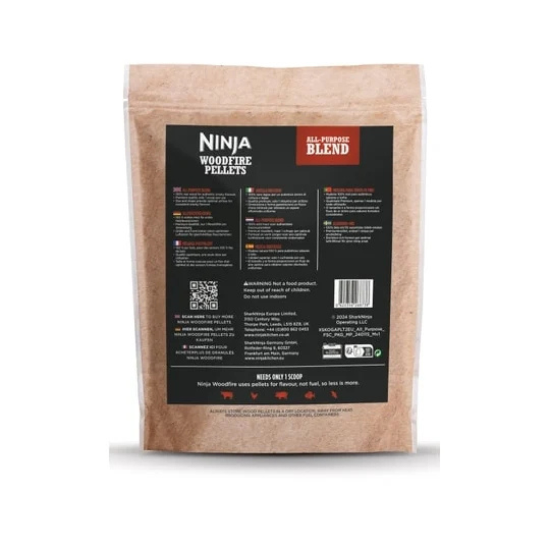 Granulés Ninja Woodfire (XSKOGAPLT2EU)