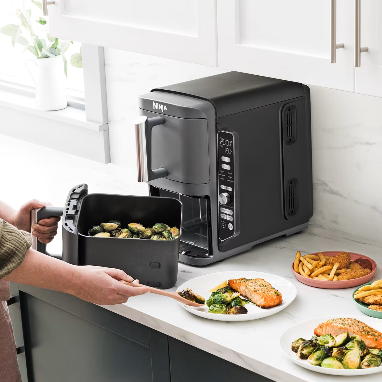 Air Fryer Ninja Double Stack XL 9,5 L Gris foncé (SL400EU)