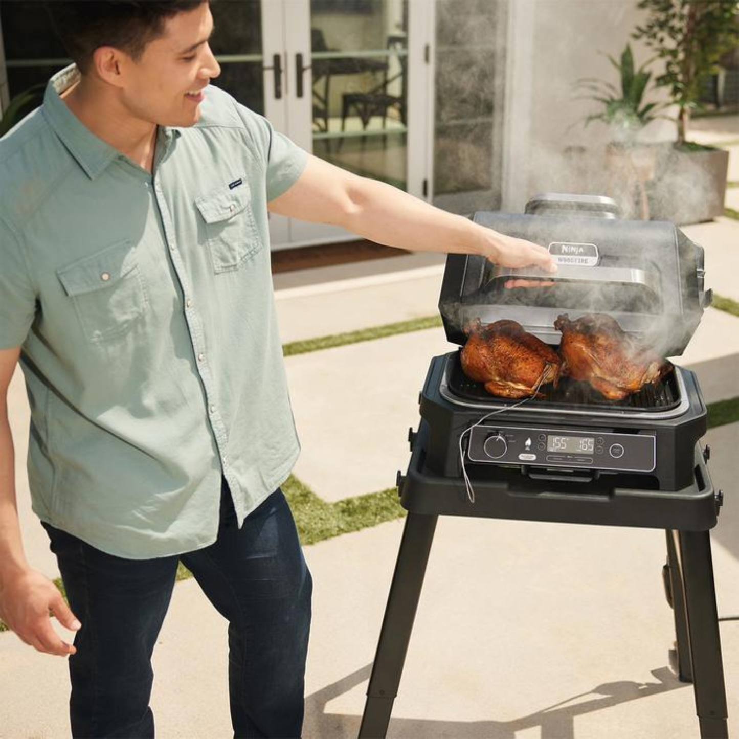Barbecue électrique et fumoir Ninja Woodfire Pro XL (OG850EU)