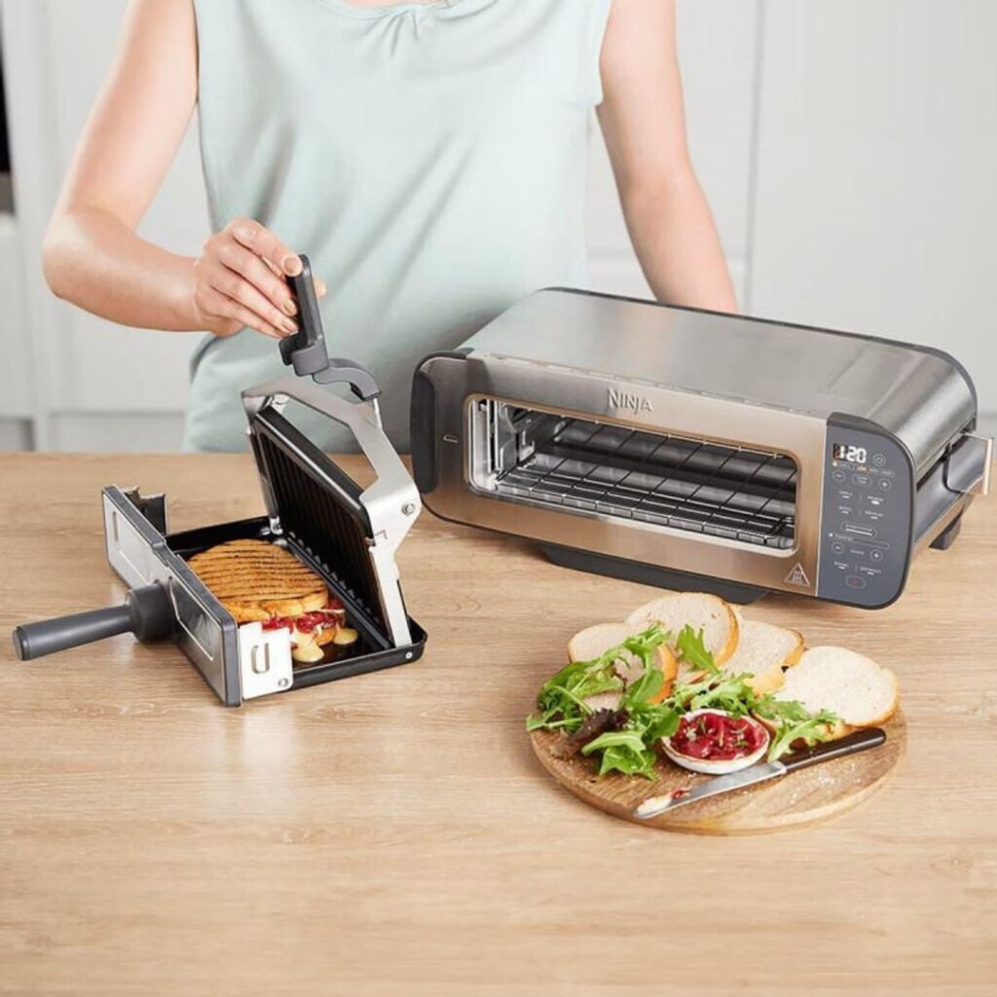 Grille-pain 3-en-1 Inox Ninja Foodi (ST202EU)