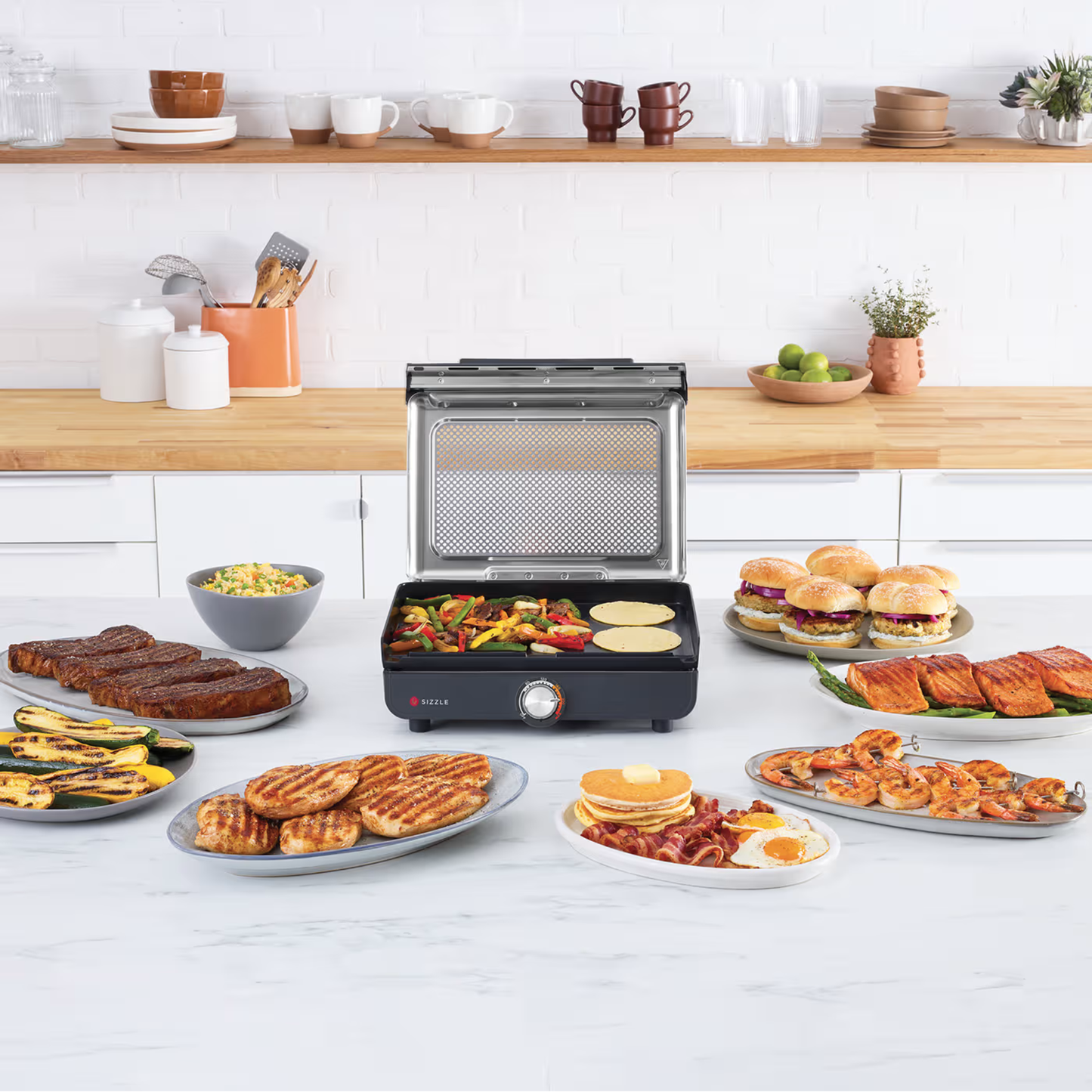 Grill et plancha d'intérieur Ninja Sizzle (GR101EU)