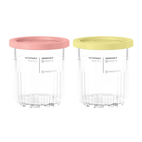 Lot de 2 pots à sorbets Ninja avec couvercles (XSKPNTLD2EUUK)