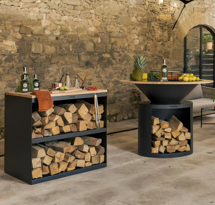 Brasero Ellipse 120 noir