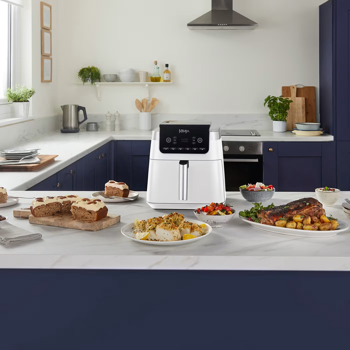 Air Fryer Ninja MAX PRO 6,2L Blanche (AF180EUWH)