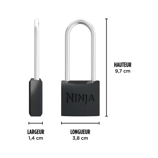 Lot de 2 Cadenas pour glacière Ninja FrostVault (XSKPDADLOCKEUK)